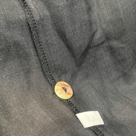 CITRON SANTA MONICA Cherry Blossom Asian Boxy Shirt Natural Accents Sz Large - Picture 7 of 12